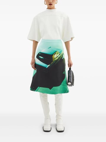 Falda Dibujo Coche Verde