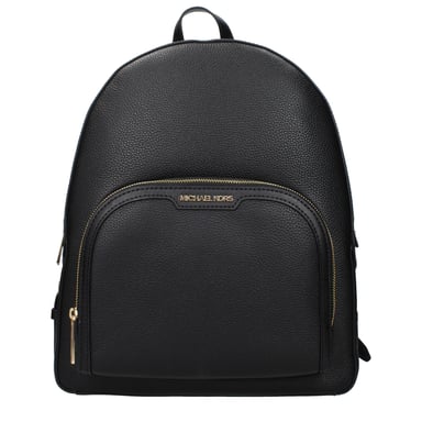 Michael Kors Black Leather Backpack