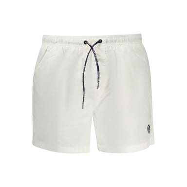 North Sails White Polyester Men's Swim Boxer