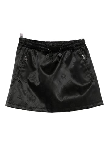 Casablanca Drawstring Patterned Mini Skirt