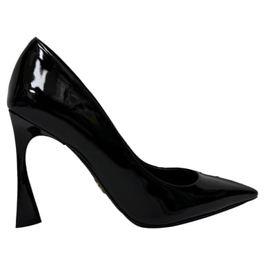 Stella McCartney Elsa Pumps i svart lackskinn