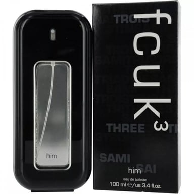 FCUK 3 Him 100ml EDT Spray