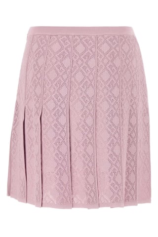 Pink Viscose Blend Skirt