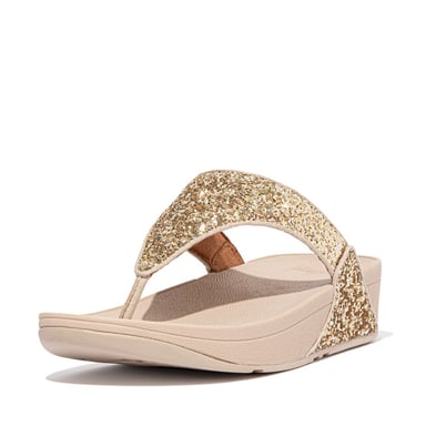 FitFlop Lulu glitter toe-thongs