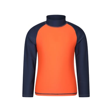 Mountain Warehouse Childrens/Kids Long-Sleeved Rash Top (Orange)