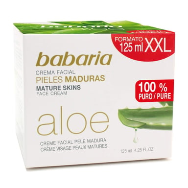 Babaria Aloe Vera Nourishing Facial Cream Mature Skin 125ml