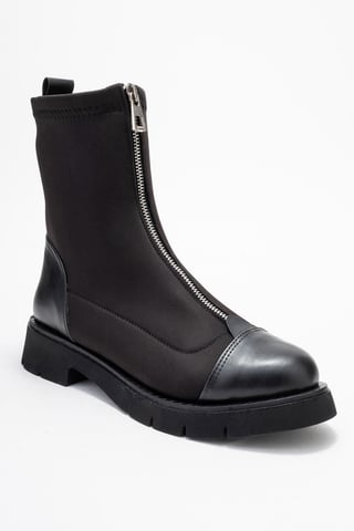 Martos Stretch Front Zip Ankle Boot (Women)