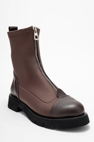 Martos Stretch Front Zip Ankle Boot (Women)