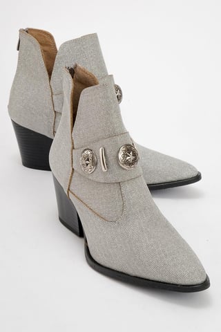 Kenda Buckle Block Heel Boot