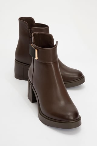 Rashe Block Heel Zip Boot (Women)