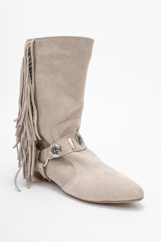 Selora Leather Buckle Western Boot