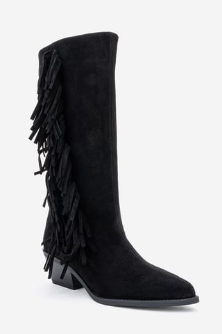 Orlo Leather Fringed Western Boot (Women)