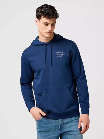 Wrangler - EMBROIDERY HOODIE NAVY