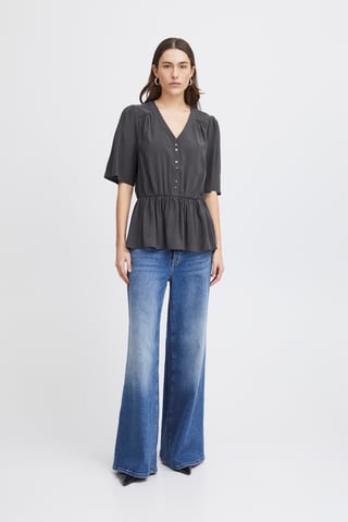 IHCINOMA SS Blouse with short sleeve Regular fit