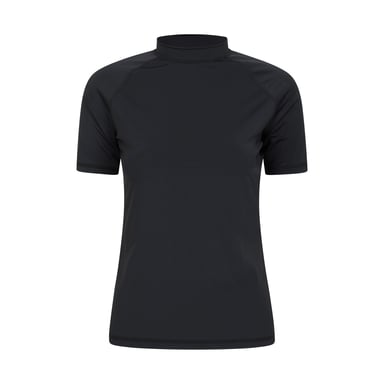 Mountain Warehouse Womens/Ladies UV Protection Rash Guard (Jet Black)