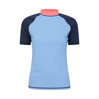 Mountain Warehouse Womens/Ladies UV Protection Rash Guard (Pale Blue)