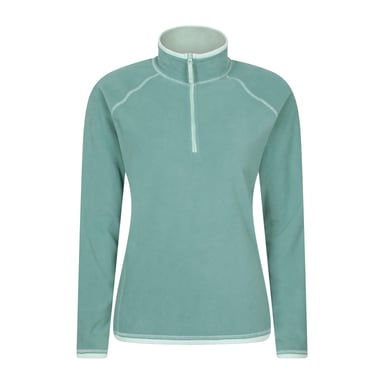 Mountain Warehouse Womens/Ladies Montana Half Zip Fleece Top (Light Teal)