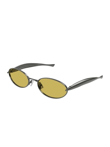 Bottega Veneta Sunglasses Gunmetal/Yellow