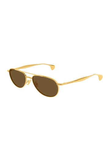 Bottega Veneta Zonnebril Goud/Bruin