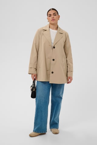 KCjacky Short Trench Coat Outerwear Loose fit