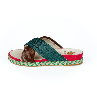 Mr&Mrs Italy Mångfärgad Dankalia Kvinna Sandal