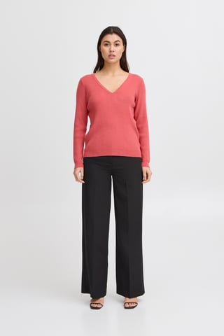 IHBOSTON V LS Knitted pullover Loose fit