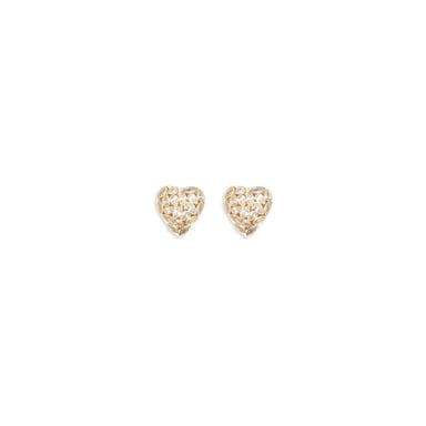 Self-Portrait Gold Brass Earrings