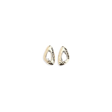 Self-Portrait Gold Brass Earrings