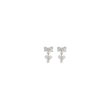 Self-Portrait Silver Brass Earrings