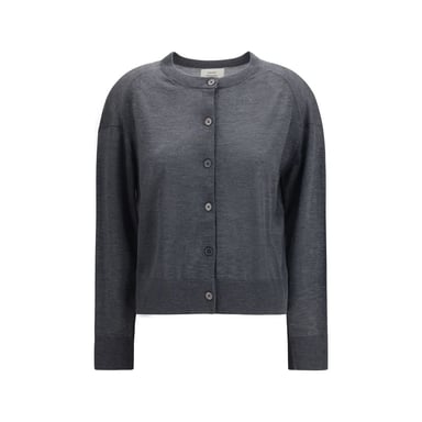 Loulou De Saison Gray Cashmere Cardigan