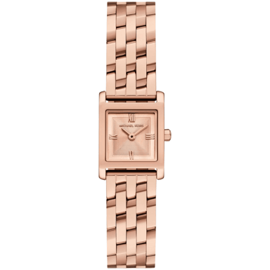 Michael Kors Georgie MK4932 Roestvrij Stalen Dameshorloge in Rosé Goud
