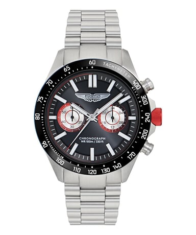 Aston Martin Aml Icon Spt Heren Zilveren Horloge MTIS1F501