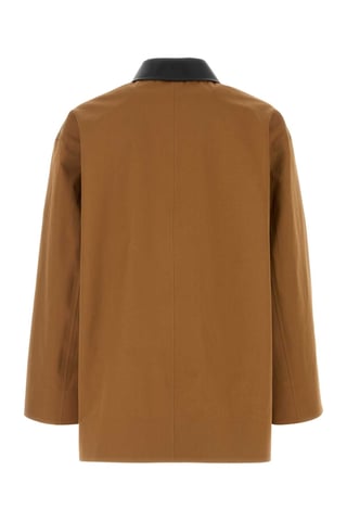 Caramel Cotton Trench Coat