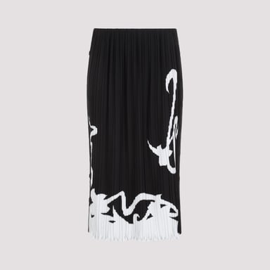 Pleated Long Skirt