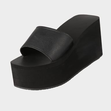 Originele zwarte teenslipper