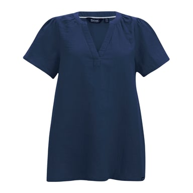 Regatta Womens/Ladies Selen Short-Sleeved Shirt (Navy Blue)