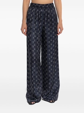 Pants In Viscose And Silk