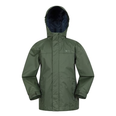 Mountain Warehouse Childrens/Kids Torrent Taped Seam Waterproof Jacket (Green)