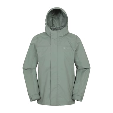 Mountain Warehouse Childrens/Kids Solar Waterproof Jacket (Dark Green)