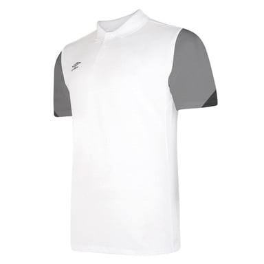 Umbro Kinder/Kinder Total Training Poloshirt (Wit/Titanium/Zwart)