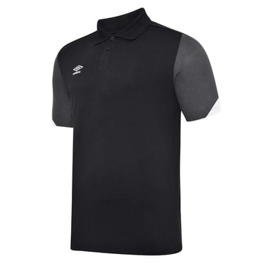 Umbro Kinder/Kinder Total Training Poloshirt (Zwart/Wit/Carbon)