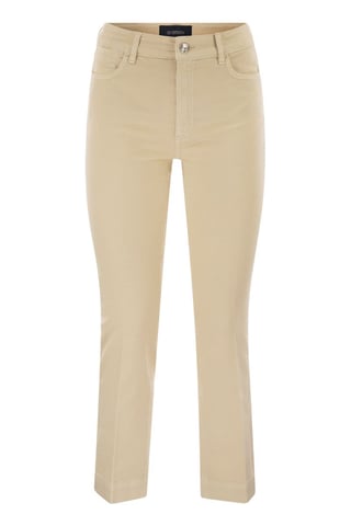 Enna - Denim Pants With Mini Flare Line