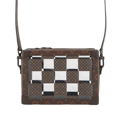 Begagnad Monogram Schack Mjuk Trunk