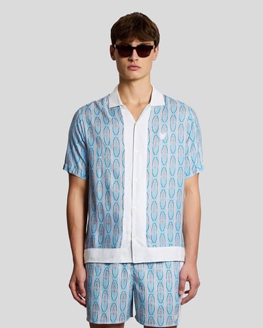 Short Sleeve Floral Graphic Shirt