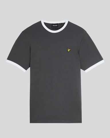 Ringer Katoenen Crew Neck T-Shirt