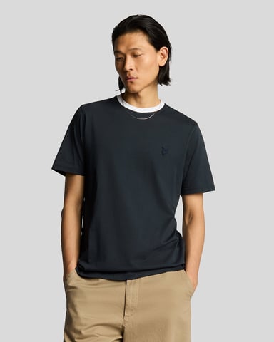 Superfin bomullskontrast T-shirt