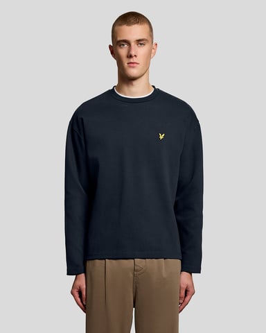 Upphöjd Jacquard Crew Neck Sweatshirt