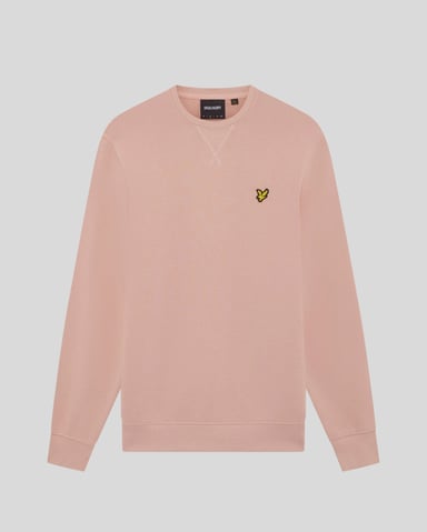 Bomulls sweatshirt med rund hals