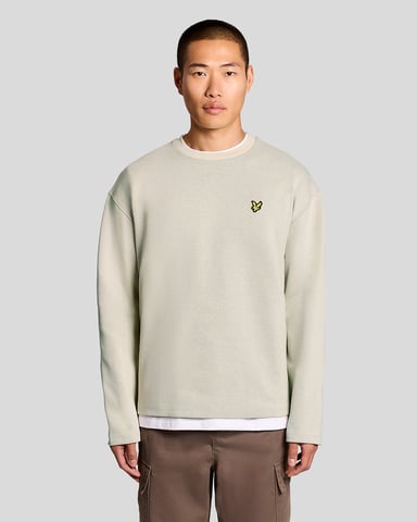 Upphöjd Jacquard Crew Neck Sweatshirt