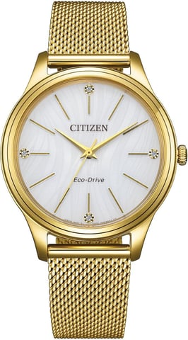 Citizen Dames Horloge Goudkleurig EM1222-87A